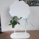 600mm Wavy Circle Sign Hire + Decal Package (72hrs Notice Required)