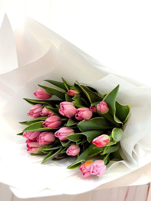 Tulips + Treats - Flower Hamper *Currently Peonies + Treats