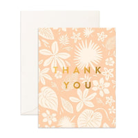Thank You Greeting Card - Zanzibar