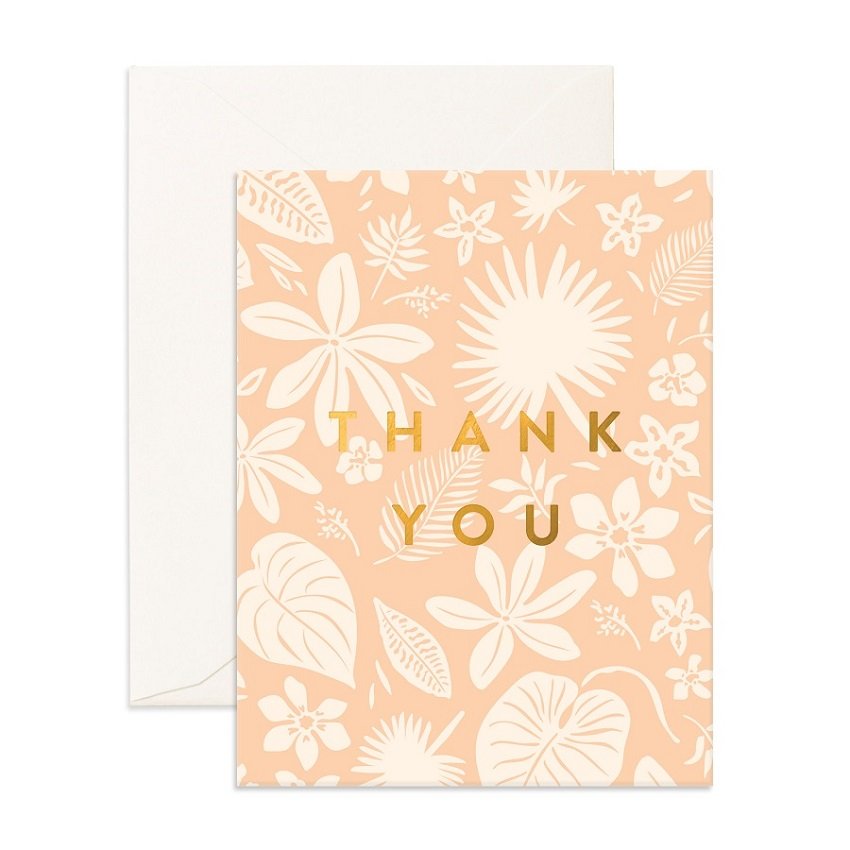 Thank You Greeting Card - Zanzibar