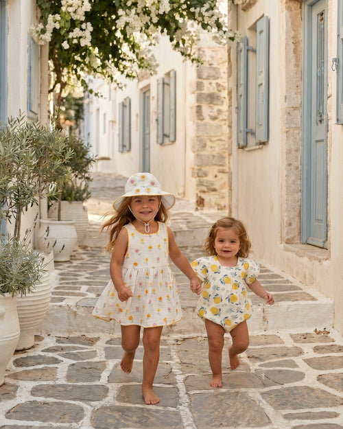 Baby Romper Arcadia Lemonade Cream