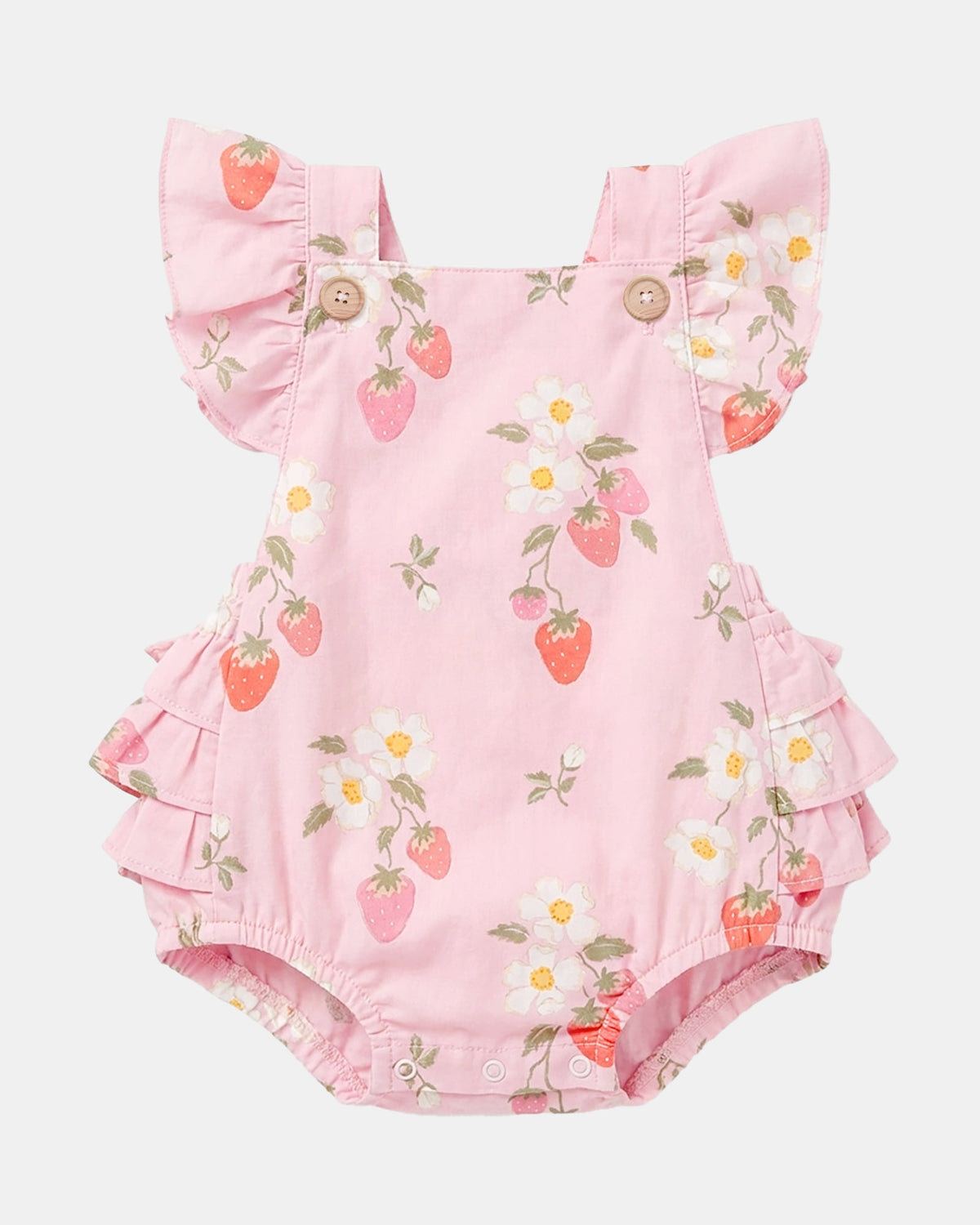Baby Romper Strawberry Fields Blossom