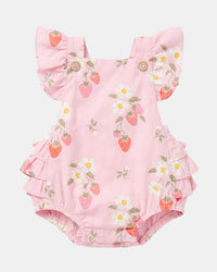Baby Romper Strawberry Fields Blossom