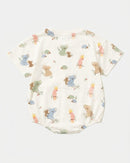 Onesie S/S Bubble Arcadia Gumnut Babies Cloud