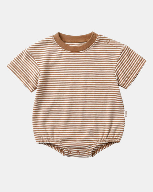 Onesie S/S Bubble Mini Mocha