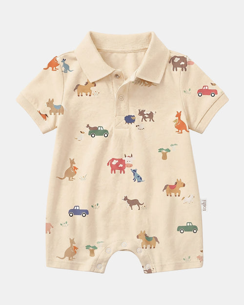 Onesie S/S Polo Arcadia Station Hands