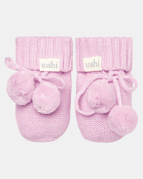 Organic Booties Marley Lavender